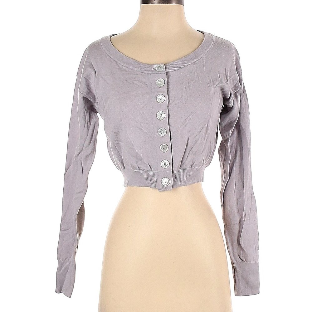 Aritzia Wilfred Purple Cardigan